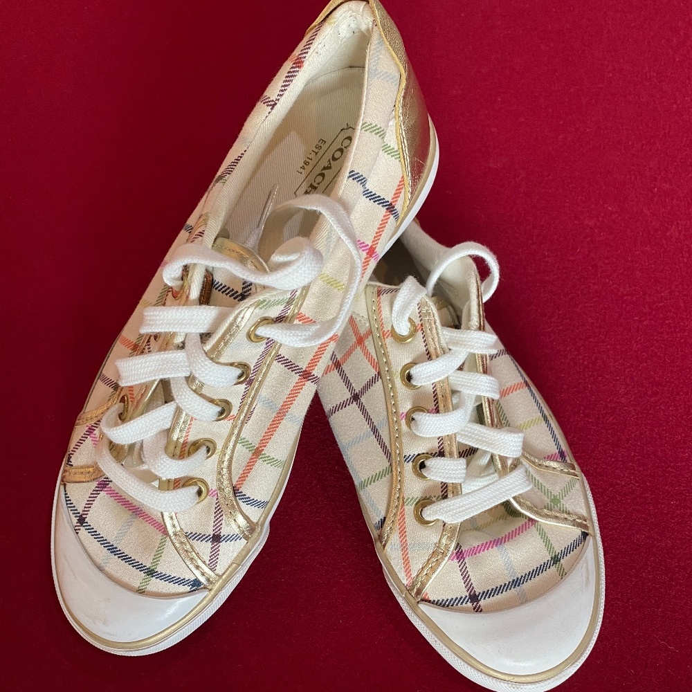 Original Coach canvas sneakers